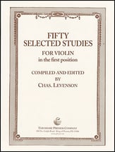 50 SELECTED STUDIES IN FIRST VIOLIN cover